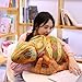 Xshelley Simulation Chameleon Stuffed Plush Toy,Chameleon Lizard Stuffed Animal Toy,Iguana Plush Dolls,Wildlife Toys Gifts for Kids (29inch)
