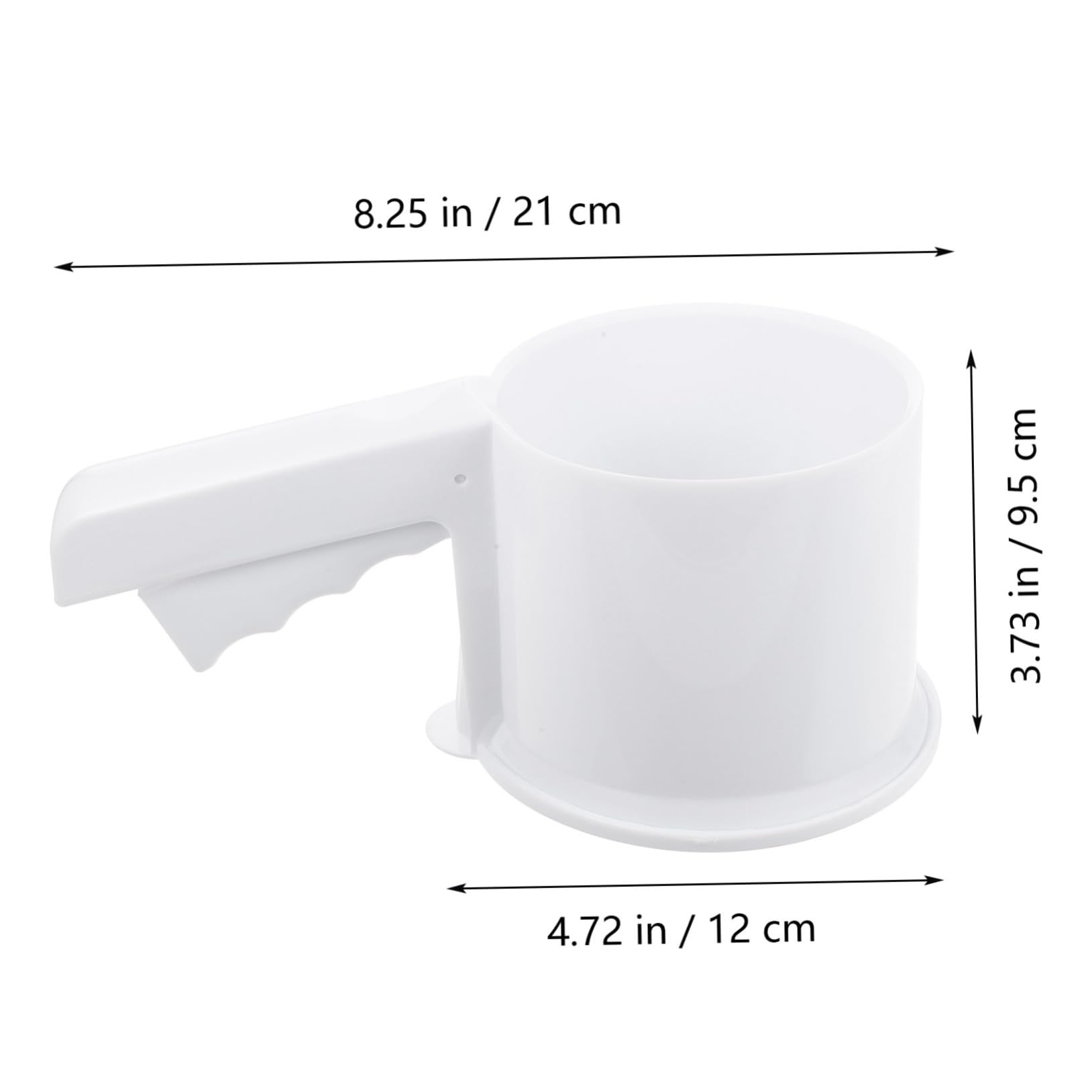 Alipis Semi Automatic Flour Sifter Cup Efficient Sifting Tool for Baking for Flour Powdered Sugar Cocoa Powder Design with Fine Mesh for Smooth Consistency