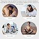 Fidget Ring Set,4 Anxiety Ring mit 4 Akupressur Ring,Verstellbare Anti Stress Ring mit Perlen,Akkupressurringe,Antistress Ringe,Finger Massageringe,Skill Ringe,Angst Spinning Ringe für Mädchen Frauen