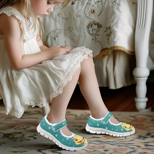 Children's Walking Shoes Girls Breathable Casual Shoes Lightweight Tennis Shoes Cartoon Sneaker for Little Kid SizeUS 11-154