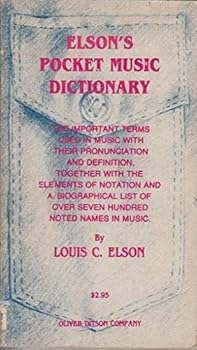 Paperback Elsons Pocket Music Dictionary Book