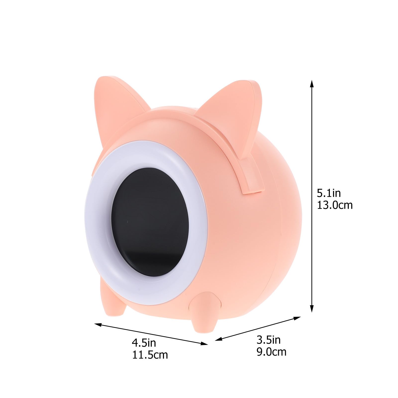 Réveil Numérique Garçon et Filles Veilleuse, Lampe Rose en Plastique