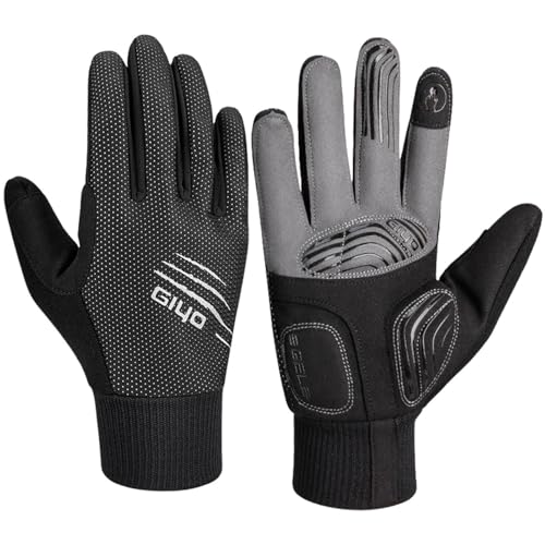 Guantes antideslizantes para de la mano en ciclismo invernal seguro