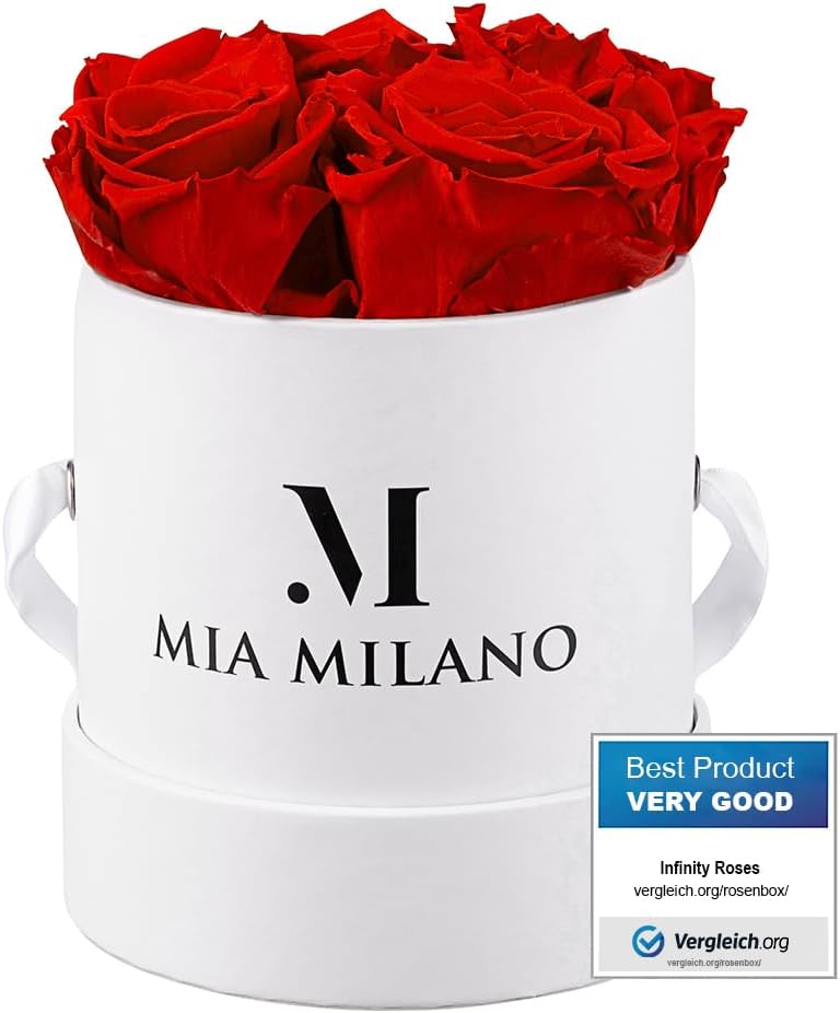 Statuetta Angelo Con Rosa Vera Conservata: Il Regalo Eterno Per La Mamma O La Tua Fidanzata (Viola/Blu)
