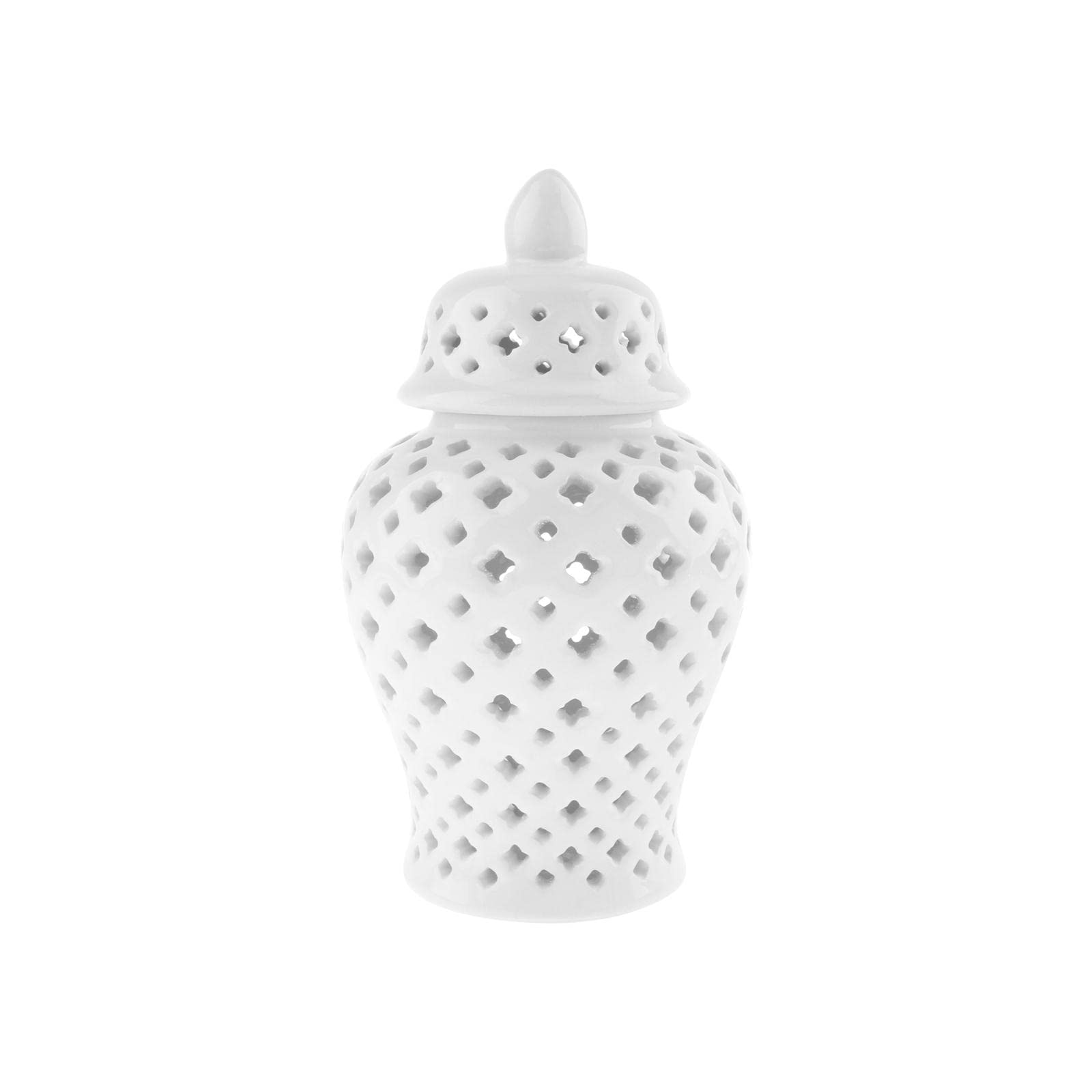 Pot à gingembre en céramique design vase jarre traditionnelle à couvercle