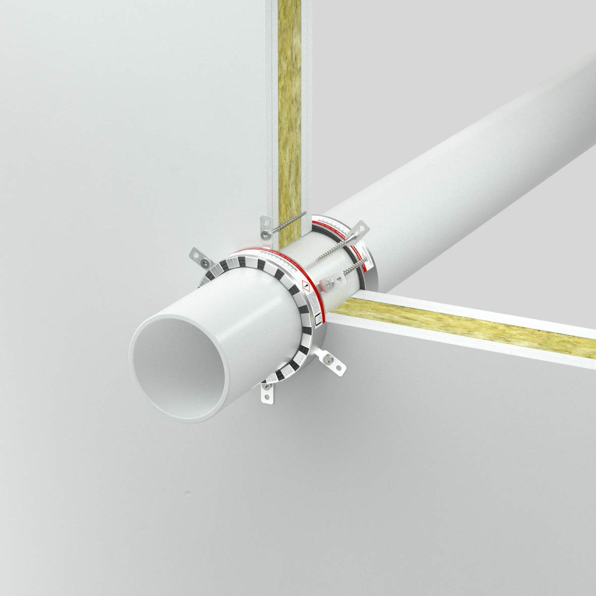 HBT ISITHERM BBR 2 - Manguito de protección contra incendios para tubos de 50-250 mm (200 mm), resistencia al fuego de hasta 120 minutos
