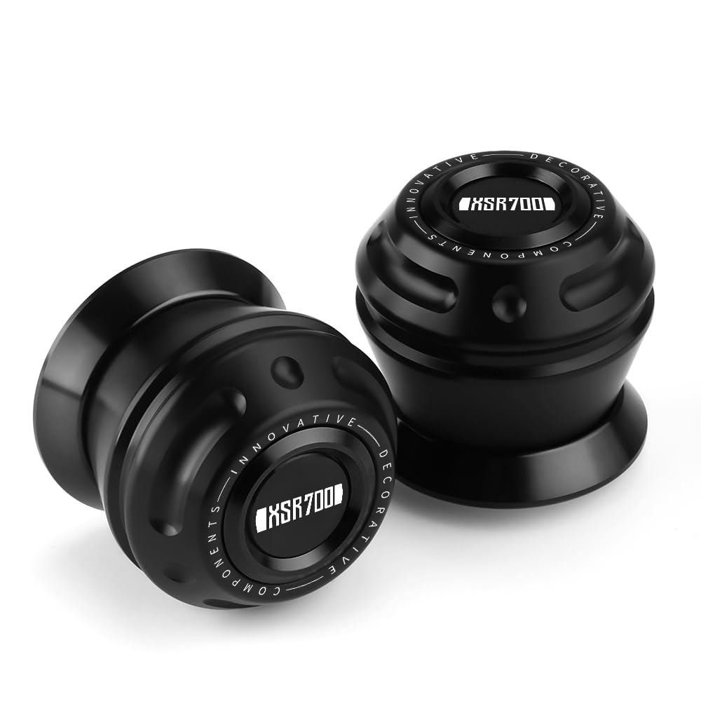 Modeer Cursore moto sull'asse anteriore Per XSR700 XSR 700 2015~2024+ asse anteriore forcella ruota protezione anticaduta xsr 700 accessori (xsr700-nero)