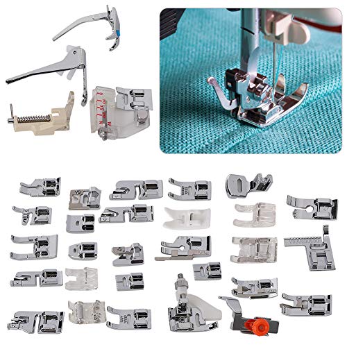 Kit de 32 Piezas de Pies Prensatelas para Máquina de Coser Multifuncional miniatura 7