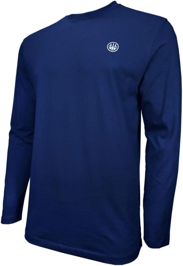 Beretta Unisex-Adult Men's USA Logo Vintage Long Sleeve Cotton T-Shirt
