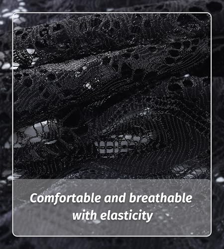 Image of Cotton Thongs for Women, T Back Breathable Comfort See Through Panties, Seamless Lace Pack