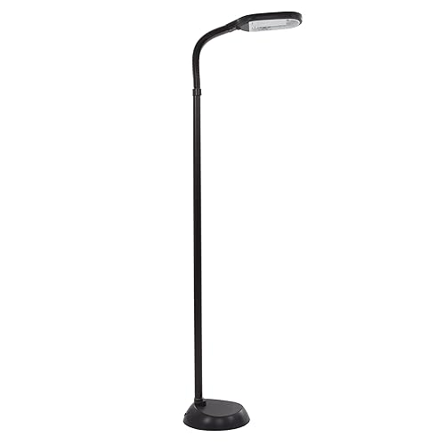 Lavish Home Adjustable Floor Lamp for Bedroom - Full Spectrum
