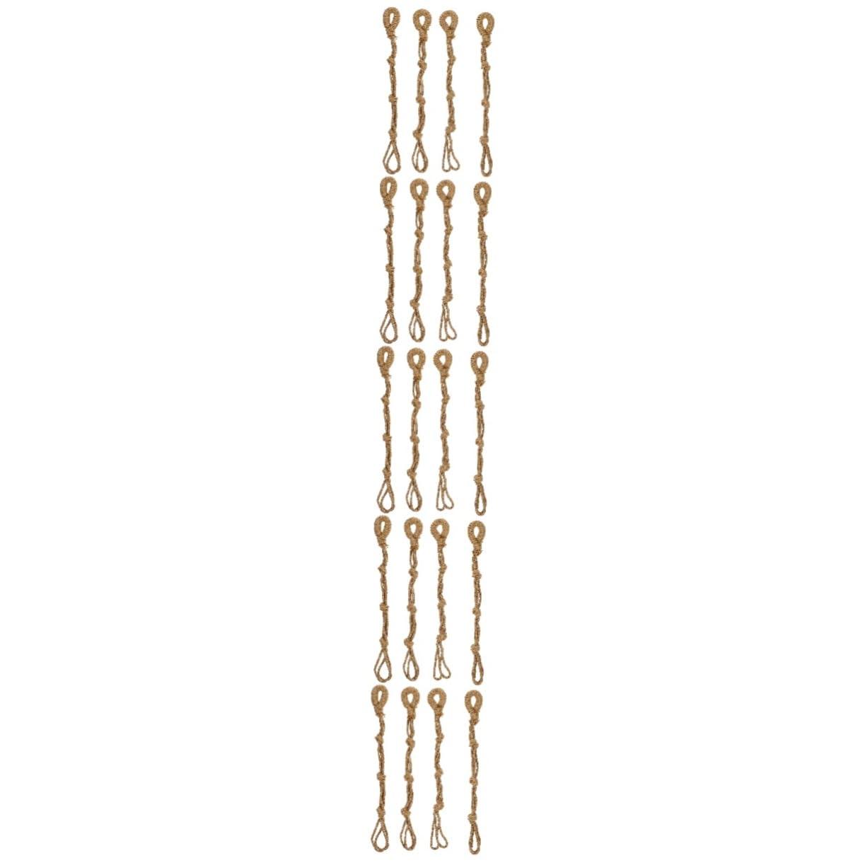 POPETPOP 20pièces Housses De Suspension Macramé Réglables pour Pots De De Coton Décoration Intérieure Et Extérieure pour Et Patios