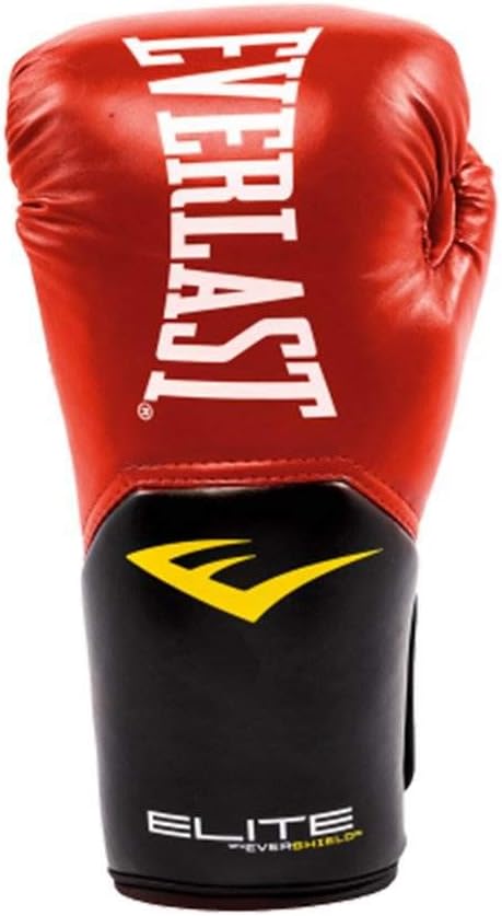 Everlast Elite Pro Style Training Gloves, Red, 16 oz