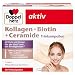 Produktbild Doppelherz Kollagen + Biotin + Ceramide - Biotin, Vitamin B2, Niacin und Zink unterstützen den Erhalt normaler Haut - 10 Trinkampullen mit Mango-Maracuja-Geschmack