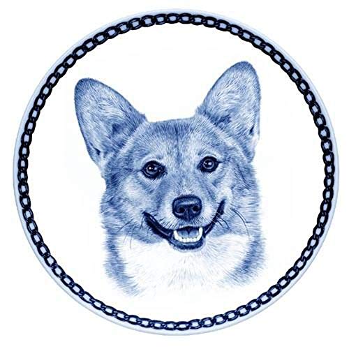 Welsh Corgi Pembroke Dog Porcelain Plate For all Dog Lovers Size 7.61 inches