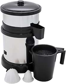 Espremedor Extrator de Suco Industrial Inox Bivolt 500W para Frutas Laranja e Limão Turbo Profissional com Alto Desempenho Itagold