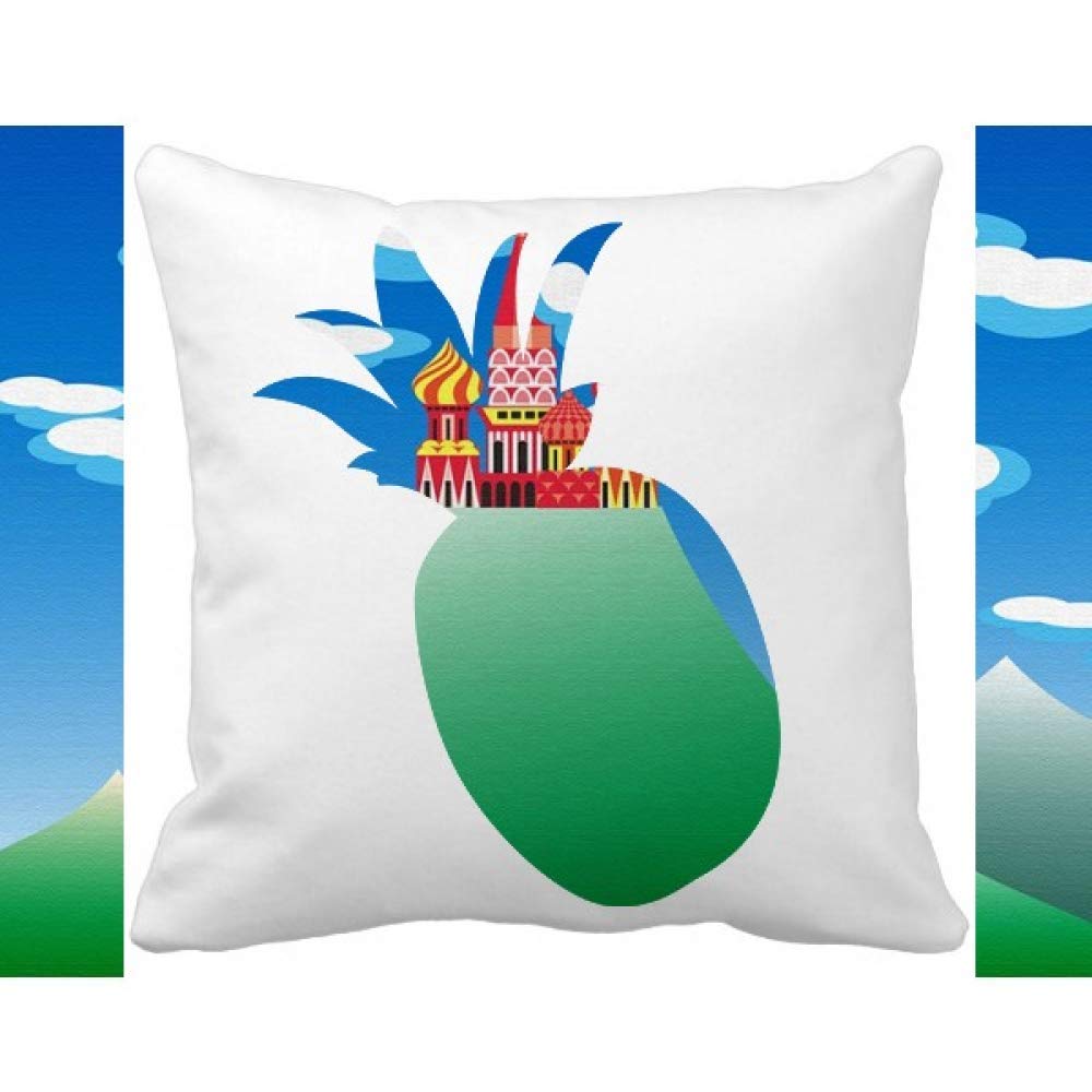 Coussin Chinois Carré pour Canapé : Déco Salon Ambiance Montagne et Nuages