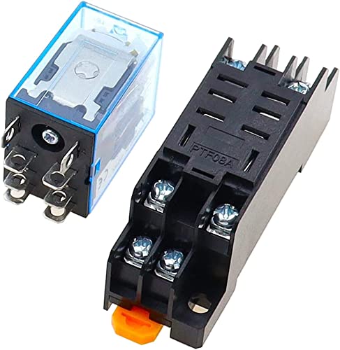 FASNA Relé Relé DC12V 24V 36V 48V 110V 220V 10A 8PIN Relé de energia da bobina DPDT LY2NJ HH62P HHC6