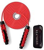 Springseil mit Griffen,Jump Rope,Springseil Speed Rope,Skipping Jump Rope,Seilspringen Sport,Springseil Boxen Fitness,Springseil für Fitnesstraining,Springseil Einstellbares