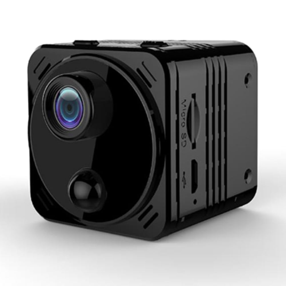 4K Mini WiFi Nanny Camera Long Standby Built-in Battery Motion Detection Alarm Surveillance Camera (B)