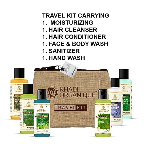 Image of Khadi Organique Grooming All in One Travel Kit Men & Women (Travel Kit New-6)