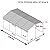 MUPATER Outdoor Carport, 12' x 20' Heavy Duty Canopy for Garage,Car Garage Shelter with Galvanized Metal Roof and Frame for Car, and Boat, Grey