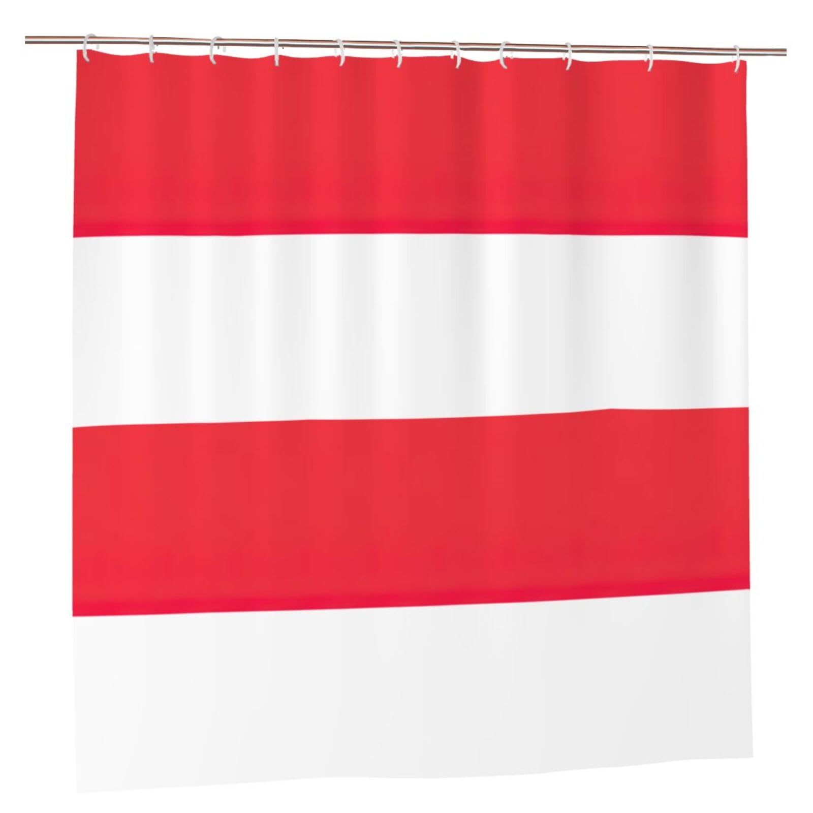 Rideau de douche Indonésie en polyester 183x183 cm avec 12 œillets