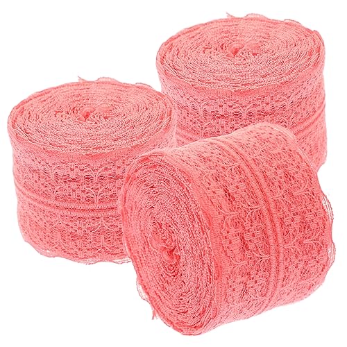 VILLCASE 15 Rolos Renda Não Elástica Costura De Renda Tecido Fazer Renda Para Costura Suprimentos De