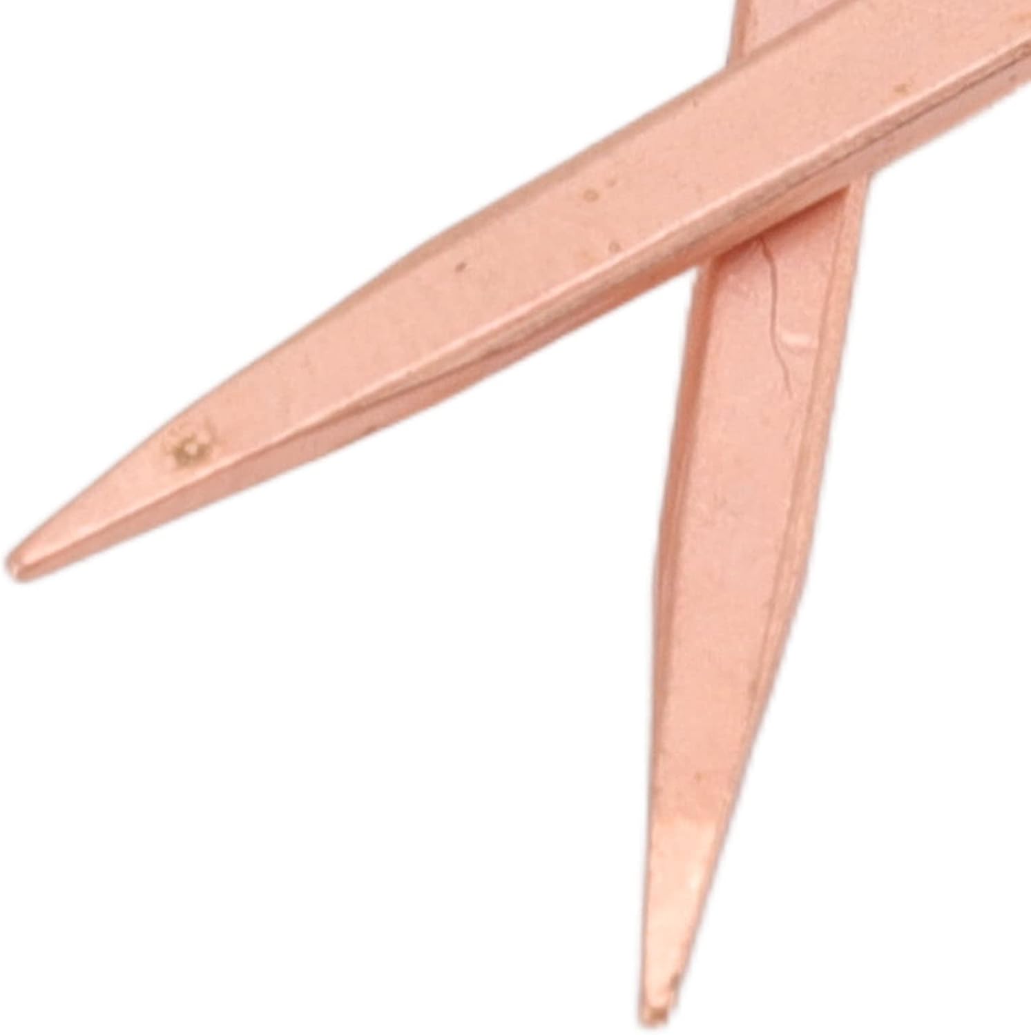 Walfront Horseshoe Nails, Copper Plating Hoof Straight Shoeing with Plastic Case for Livestock Farm, 250 Pcs (E2)