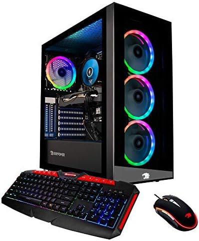 iBUYPOWER Elite Gaming PC Computer Desktop Element MR9800 (AMD Ryzen 3700X 3.6GHz, AMD RX 570 4GB, 16GB DDR4 RAM, 1TB HDD, 240GB SSD, WiFi Ready, Windows 10 Home)