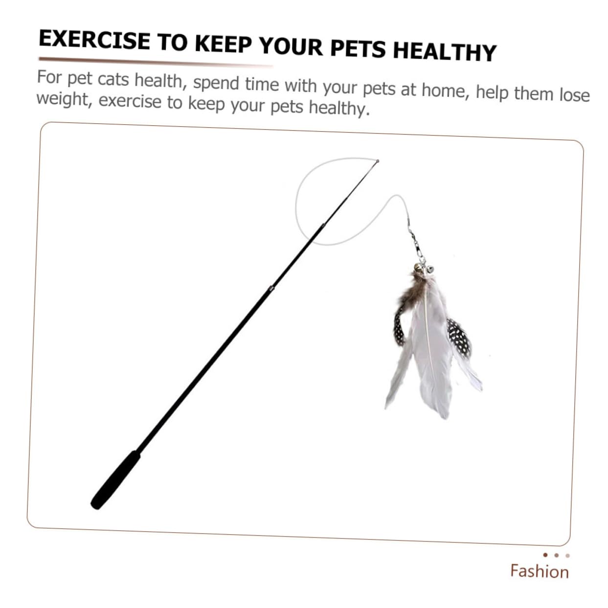 Happyyami 8pièces Canne à Télescopique pour Chats avec Plumes Jouet Interactif pour Chats Et Chatons pour Exercice Divertissement