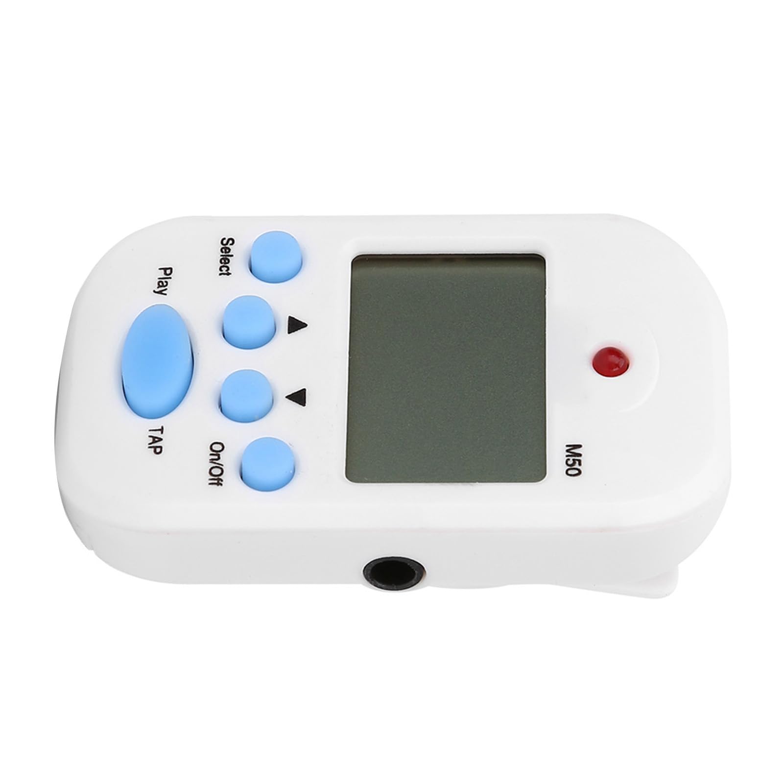 Metronom, Mini Digital Beat Tap M50 Tempo Metronome Clip Musical Instruments (White) - Image 2