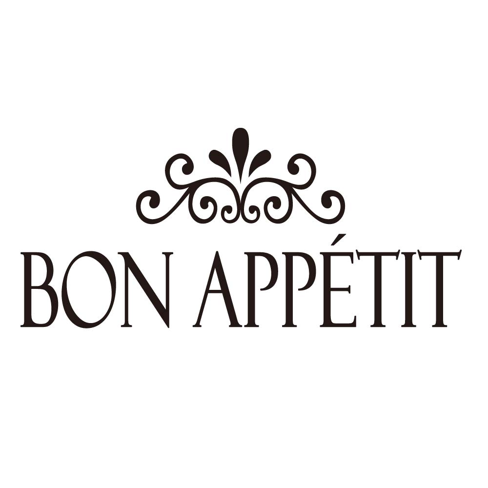 MOVANKROZSSZ Bon Appetit- French Wall Decal Kitchen Quotes Wall Words Dinner Room Art Letters Décor