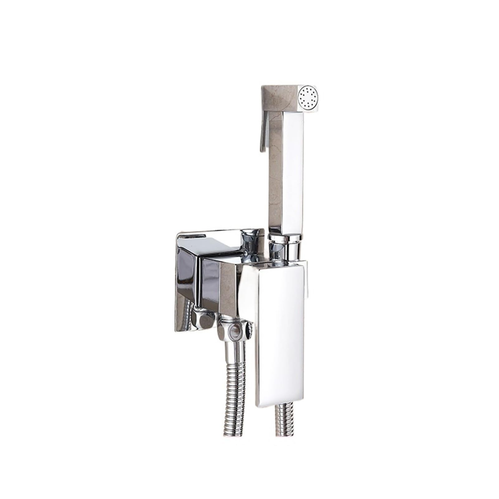 Rubinetto for bidet con doccetta for WC a parete(Brushed Gold A)