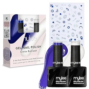 Mylee Crete Retreat Nagelsticker Gel-Nagellack Set