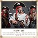 Hsei 2 Pcs Pirate Hat Pirate Accesseries Hats for Adult Captain Caps with Skull Print for Masquerade Cosplay, Funny Party Supplies
