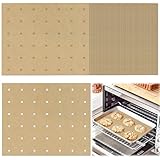 120 Sheets 9x11inch Unbleached Air Fryer Parchment Paper Liners,Non-stick Disposable Rectangle Baking Paper Compatible with Cuisinart,Ninja Foodi,Breville,Gowise,Black Decker