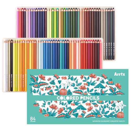 Suministros de arte Arrtx con 84 colores para colorear y dar vida a tus bocetos