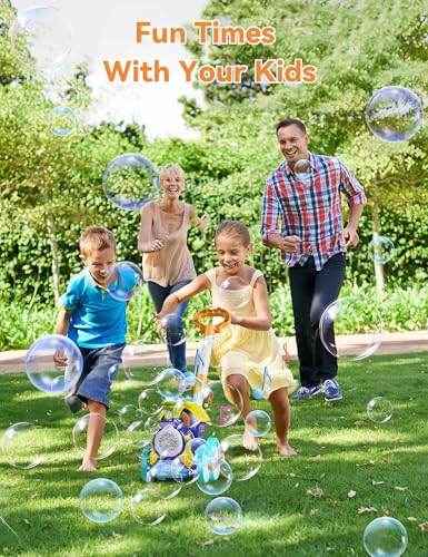image for TI-TOO Bubble Machine,Bubble Blower Maker,Bubble Lawn Mower for Toddle