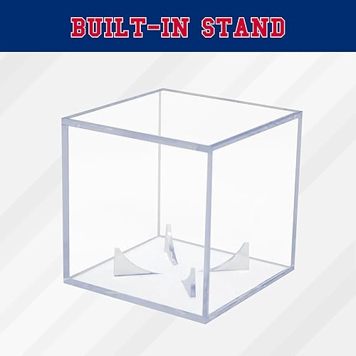 Miniatura 5 de Baseball Cube (2 unidades)  Caja de exhibición de acrílico transparente con protección UV  Soporte de pelota de juego autografiado (se adapta a la