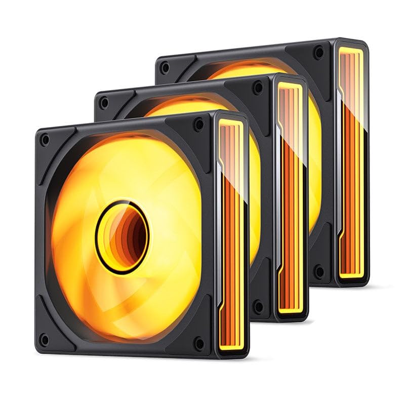 Jonsbo ZK-120B ARGB PWM L?fter, 120mm, 3er-Pack - schwarz