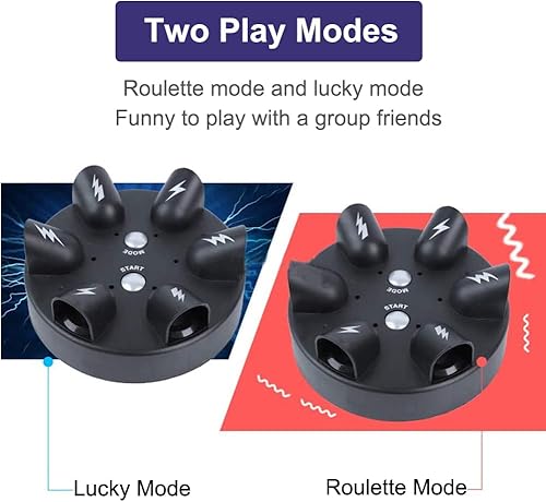 Miniatura 4 de Detector eléctrico de mentiras de dedo, detector de mentiras impactante eléctrico mejorado, máquina de prueba de polígrafo, juego de choque de dedo,