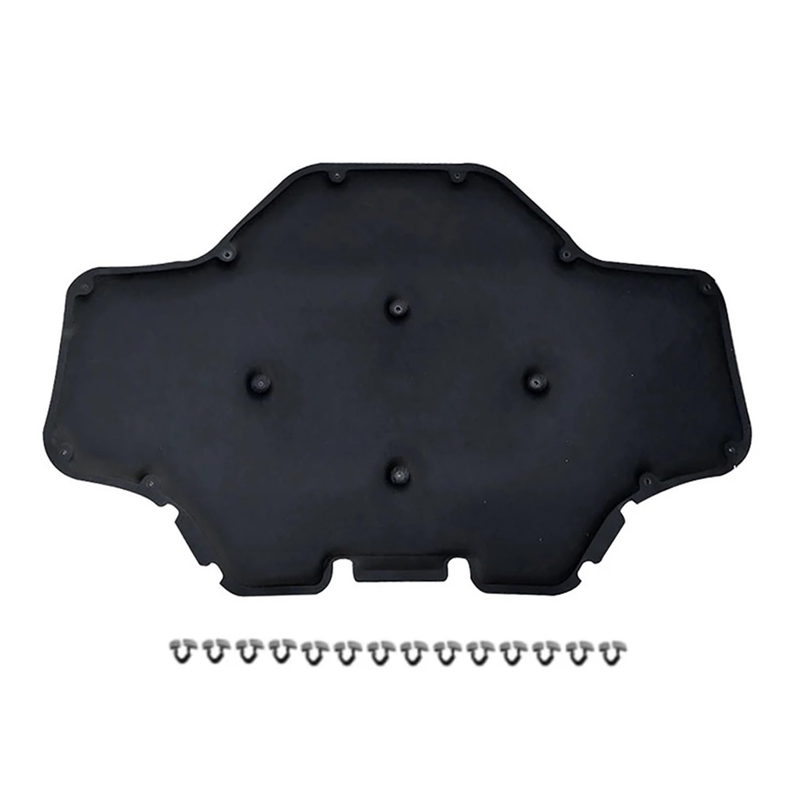 Lycheu Black Front Hood Engine Firewall Car Engine Soundproof Cotton For X3 G01 For X4 G02 2018 2019 2020 Car Accessories Front Engine Soundproof Hood With Buckle