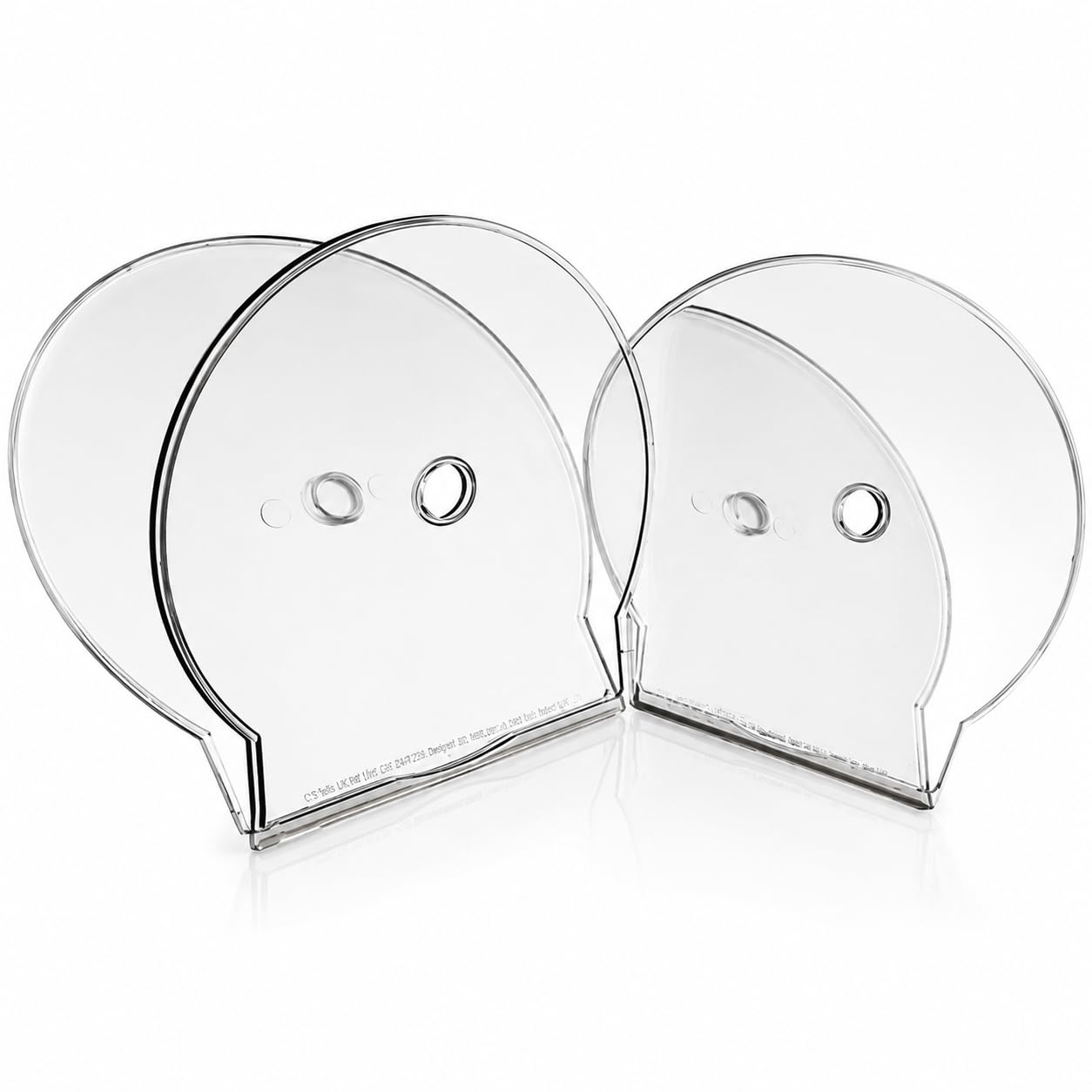 100 x Doble CD DVD Clara Concha (C Conchas) Casos por Dragon Trading®