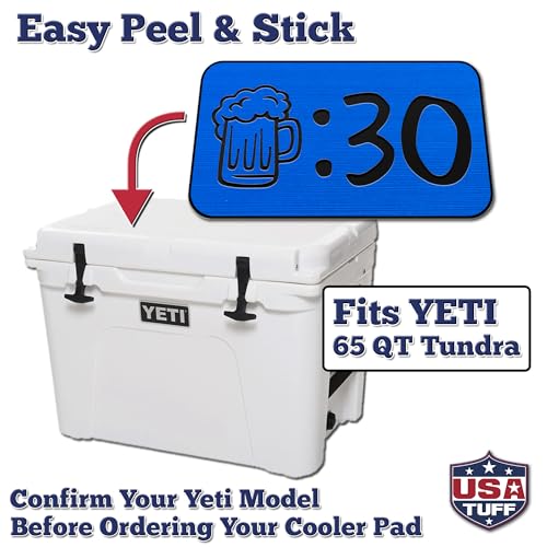 Image of USATuff SeaDek EVA Mat Cooler Pad fits YETI | Peel & Stick Application | Non Slip Comfort Accessories