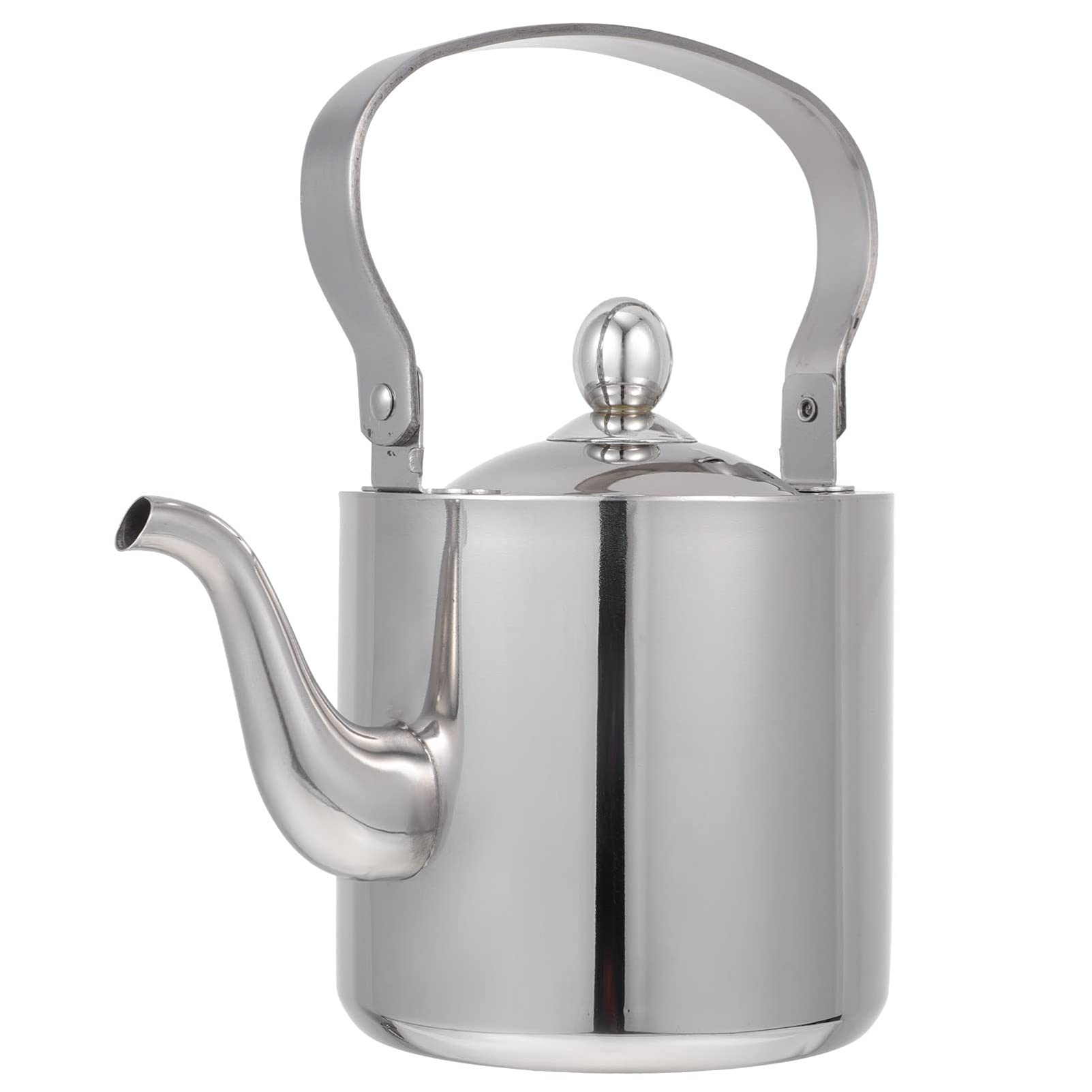 SUPVOX Large-capacity Camping Tea Kettle Stovetop Whistling Water Boiler for Quick Tea Making Ideal for Groups