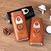Jeclist Custom Leather Cigar Case with Cigar Cutter, Travel Cigar Box Humidor Set & Accessories, Portable Cigar Holder for Home & Travel, Gift for Men, Groomsmen Father's Day(Brown)