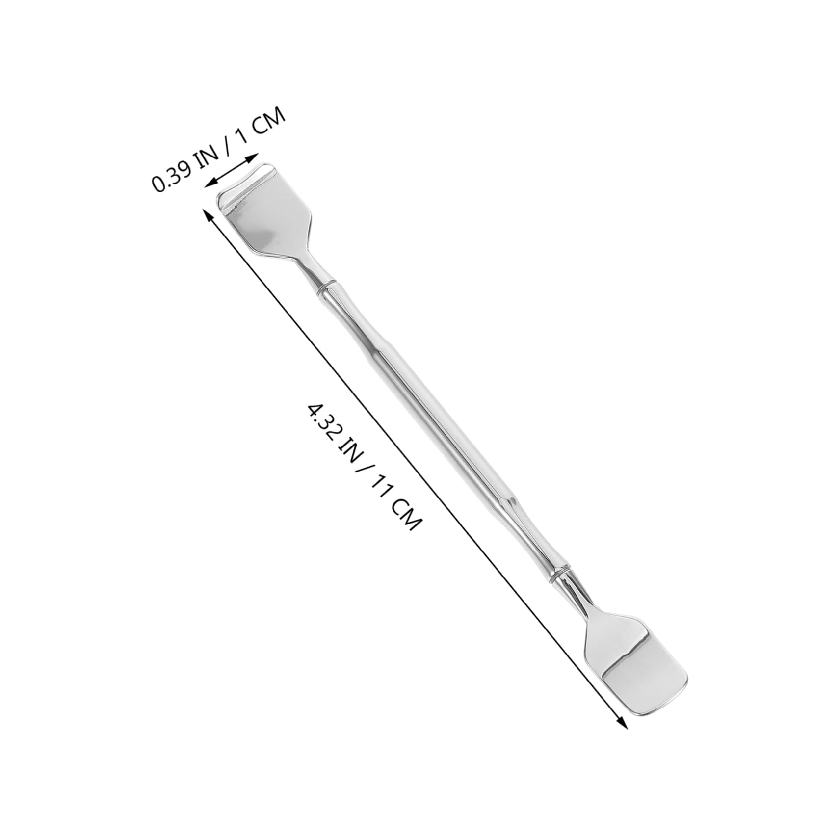 Beatifufu 2Pcs Stainless Steel Blackhead Remover Tool Durable Face Scrubber with Ergonomic Grip for Precision Pore Cleansing and Gentle Facial Massage for Men and Women