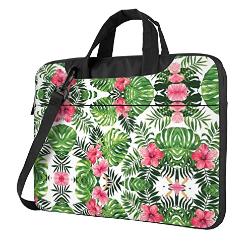 Sacoche ordinateur portable 13-14" évasion tropicale sac à bandoulière