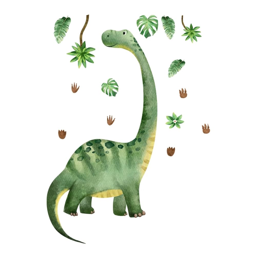 CTRLZS Big Size Cute Animal Dinosaur Wallpaper Wall Stickers Decoration Mural Decal for Boy Room Children'S Room